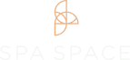 SpaSpace - logo - stacked - white