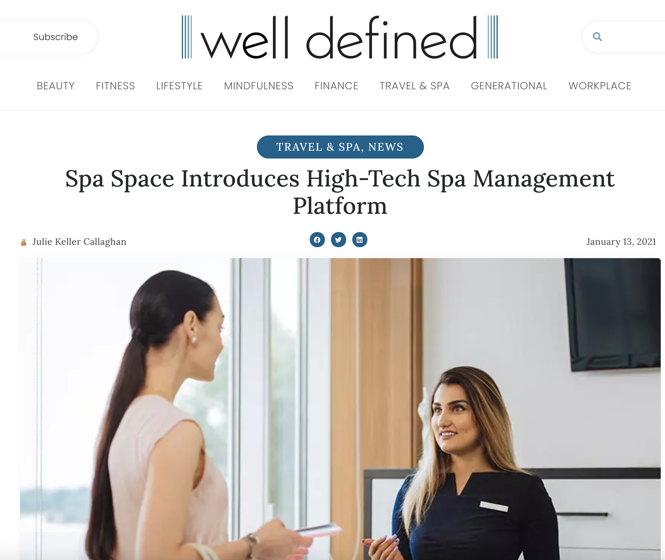 Well Defined Travel & Spa News