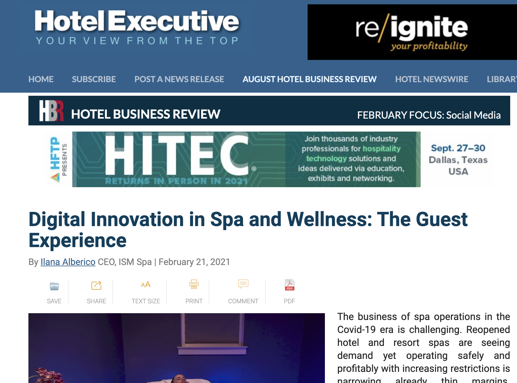 Hotel Executive Magazine February 2021